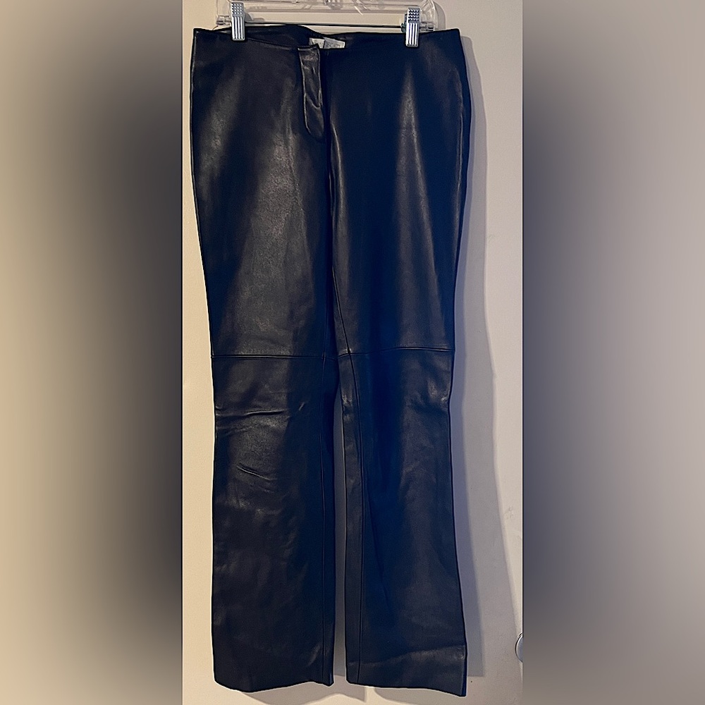 Hugo Buscati Leather pants | Size 4 Excellent Pre Owned condition